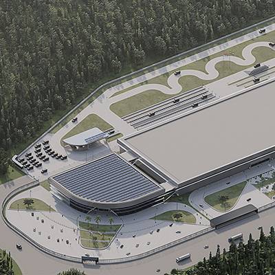 Dizajn i 3D vizualizacija fabrike za proizvodnju municije.