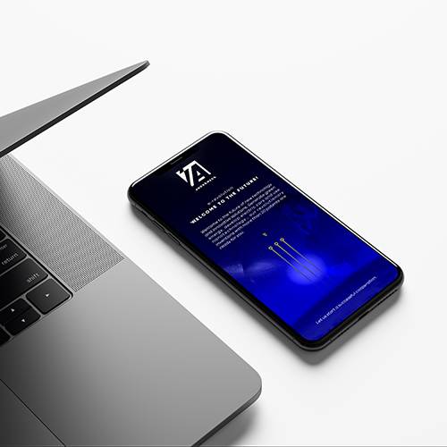 Izgled websajta Andromeda na mobilnom